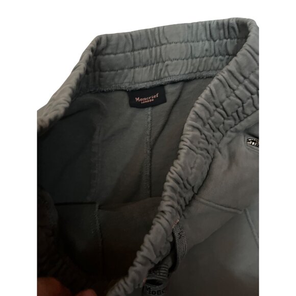 Moncrief London Gray Drawstring Waist Shorts With Zipper Pockets - Picture 7 of 7